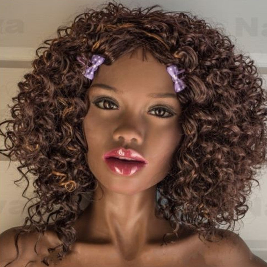 Elena: Curly Hair Black Sex Doll - Image 9