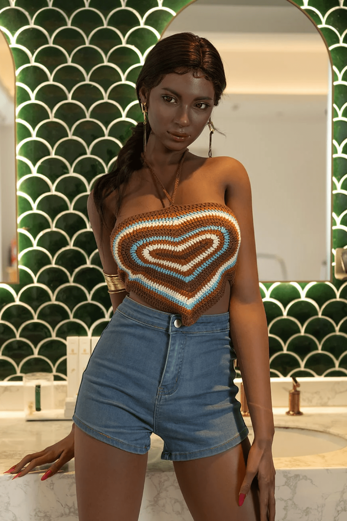 Zaria: Skinny Ebony Sex Doll